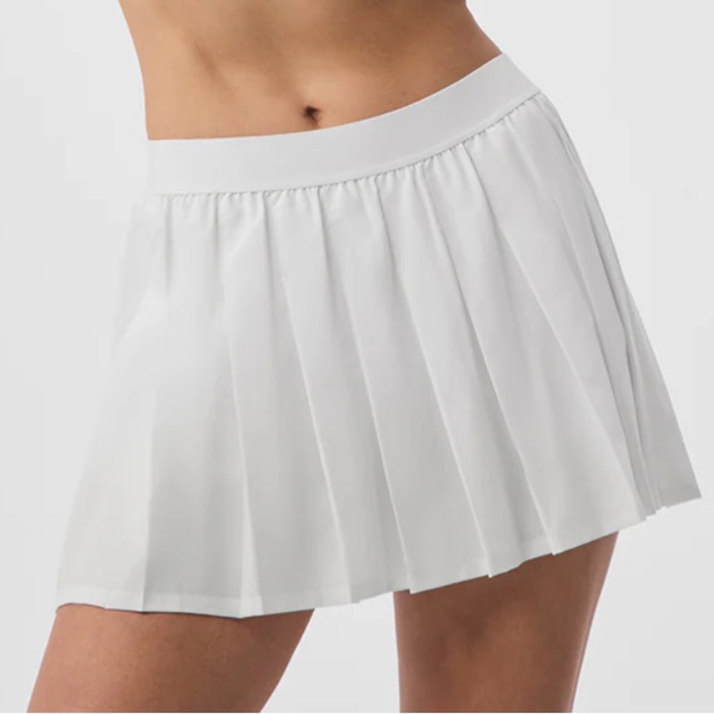 Alo Yoga Varsity Tennis Skirt - White, XS
